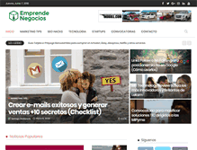 Tablet Screenshot of emprendenegocios.com